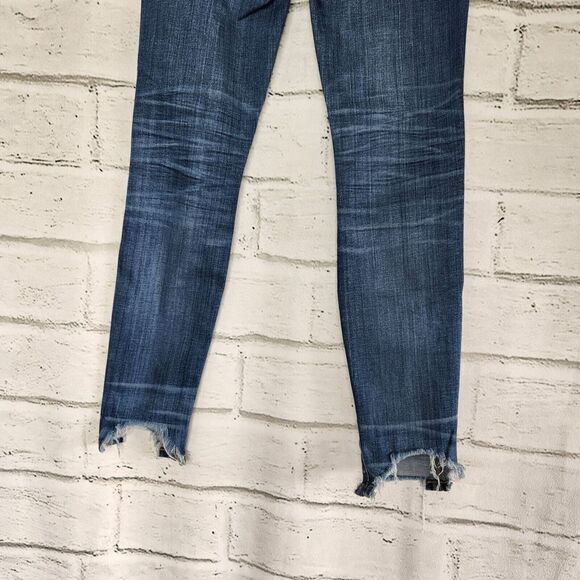 $128 MADEWELL Women 25 10" High-Riser Skinny Jeans in Hayes Wash #F4684 Rise - Picture 7 of 11
